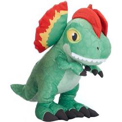 Dilophosaurus - Jurassic World Dominion Pluche Knuffel 30 cm {Jurassic Park Plush Toy | Speelgoed Knuffeldier voor kinderen jongens meisjes | T-Rex Dino Draak Draken Dinos Dinosaurus}